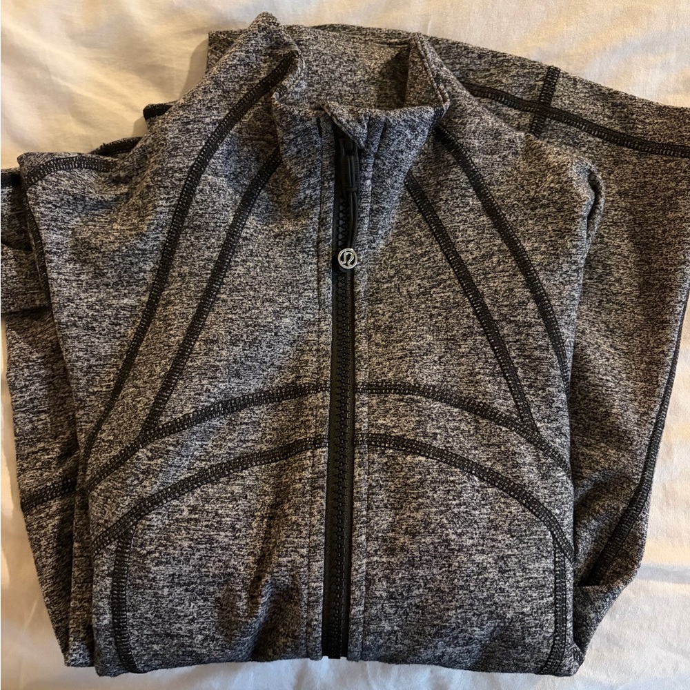 Gray Zip-Up Jacket